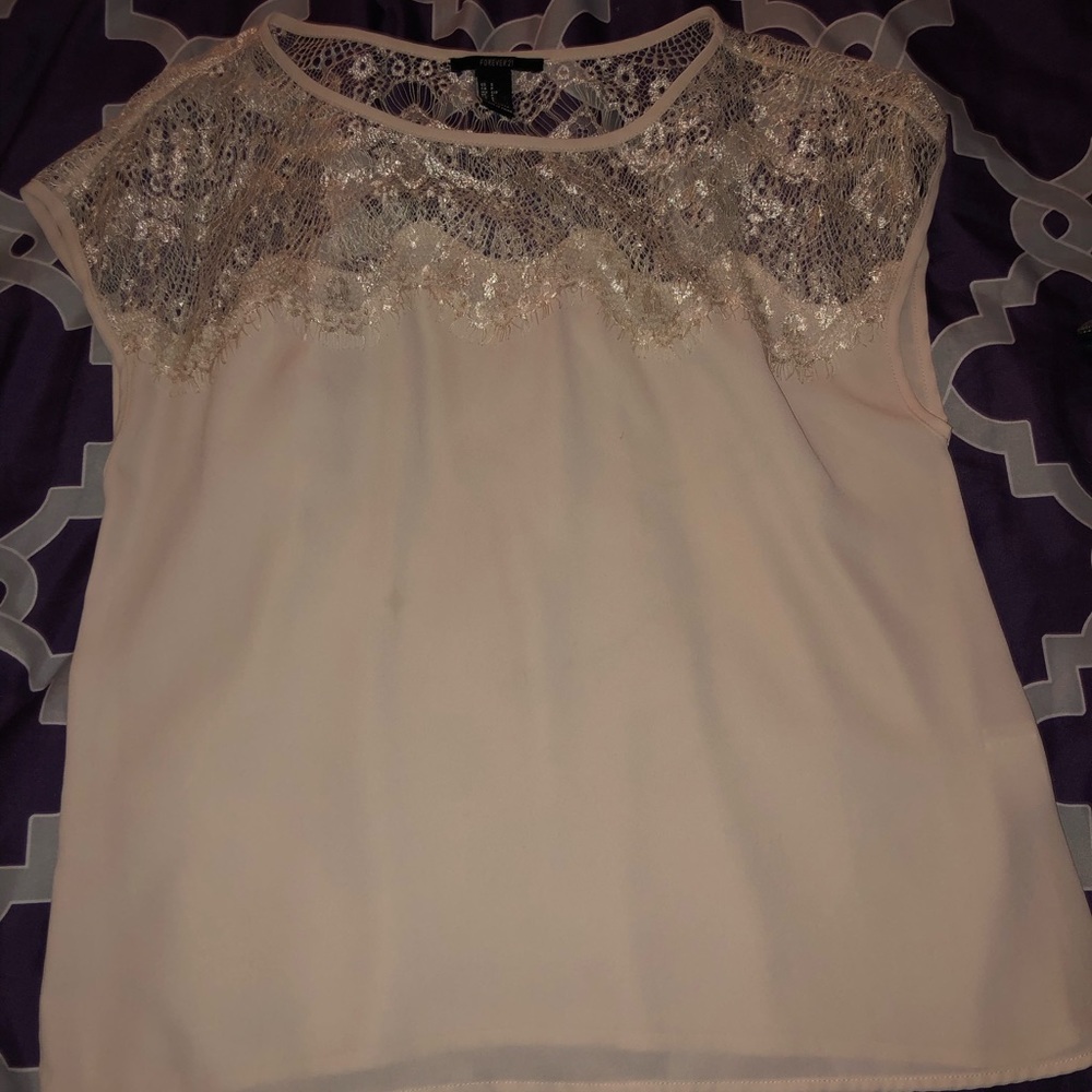 Blush blouse